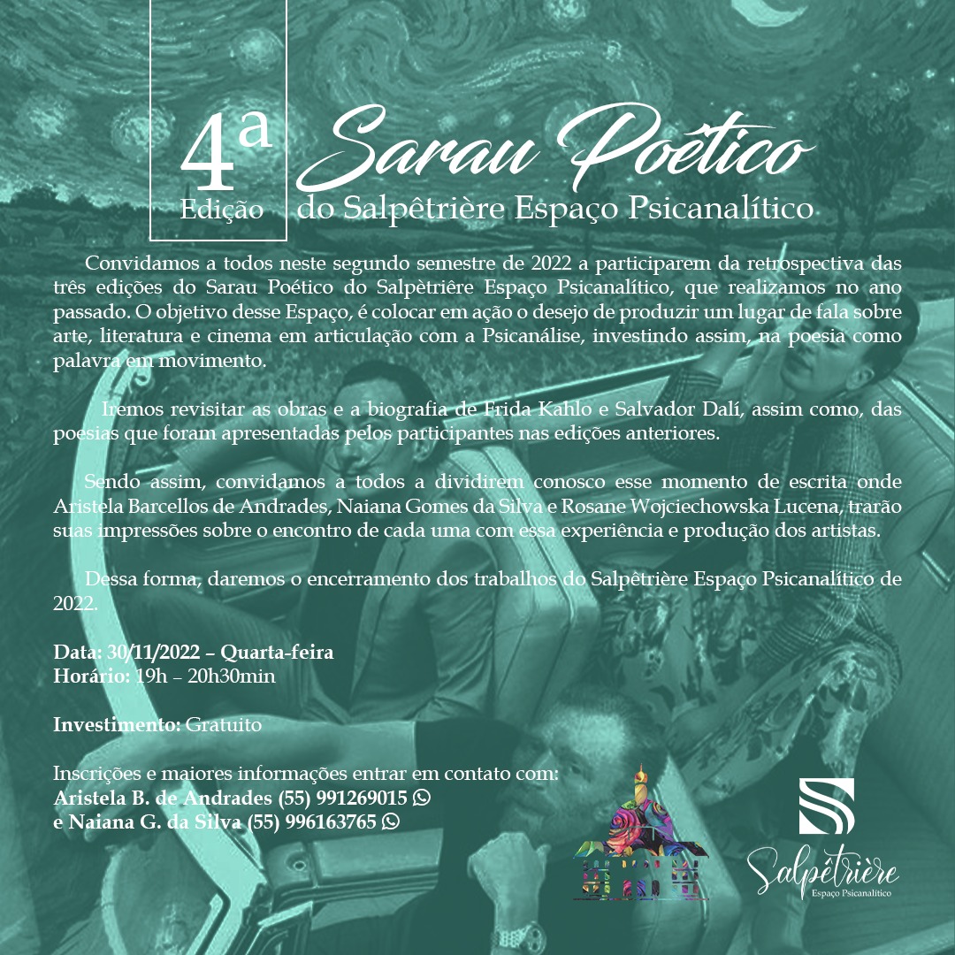 Read more about the article Sarau Poético – 4ª Edição