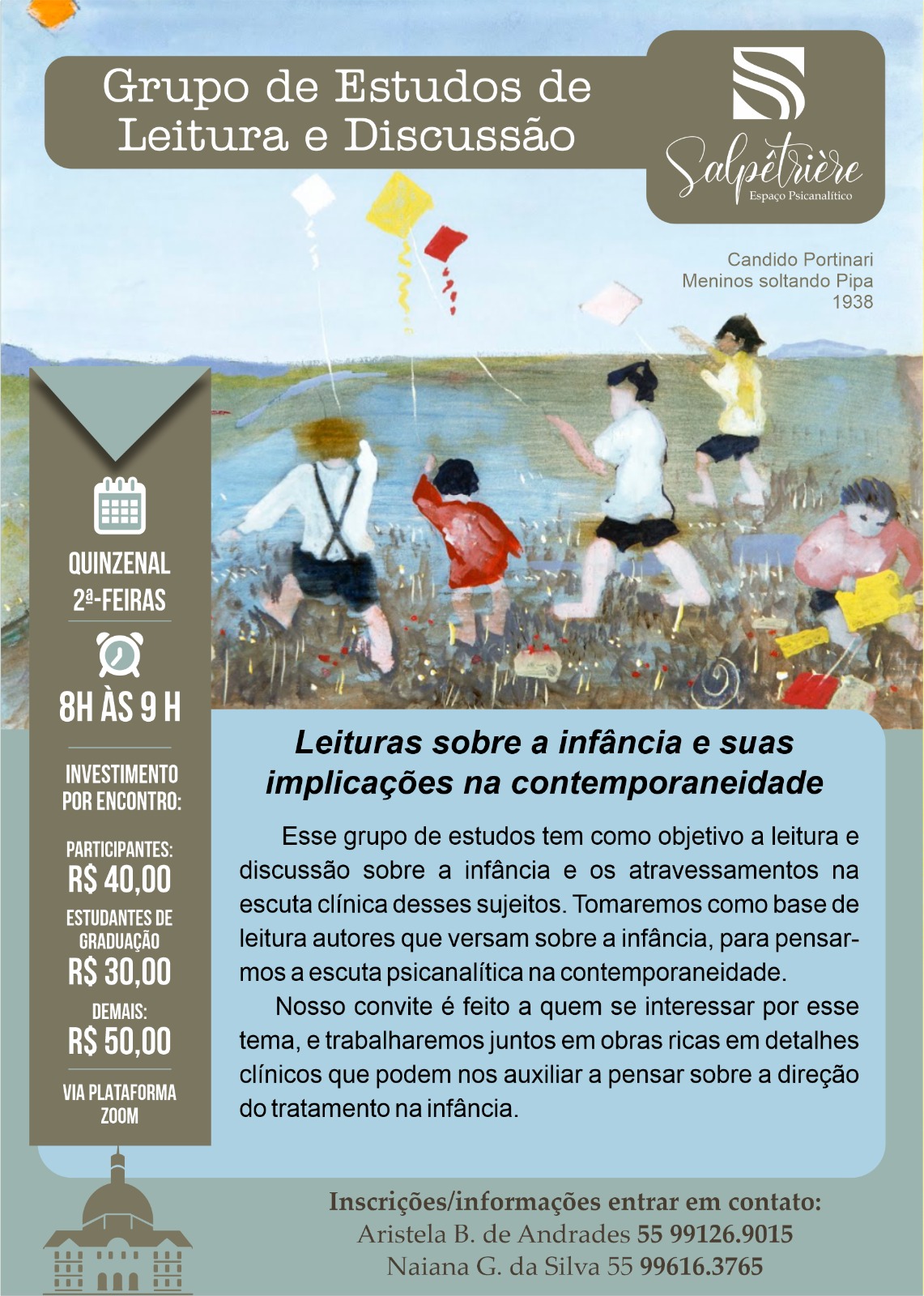 Read more about the article Encontros de Formação: Leituras sobre a infância e suas implicações na contemporaneidade